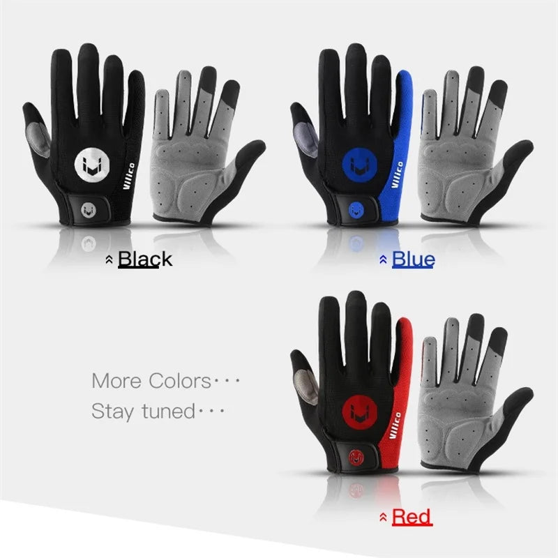 Full Finger MTB Bike Cycling Gloves for Men Women Sports Fitness