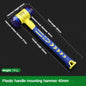 Rubber Handle Hammer Double-Headed Insulated 25mm-45mm for Installation Work
