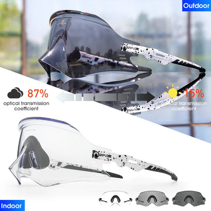 2025 Kapvoe Sport Sunglasses, UV400 Road & MTB Cycling Glasses for Men & Women