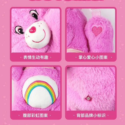 30cm Care Bears Plush Shoulder Bag Crossbody Women Handbag Travel