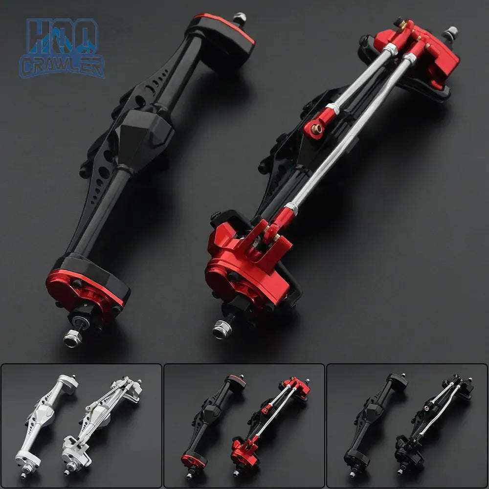 Aluminium Front Rear Portal Axle Set 1/10 RC Crawler Axial Capra UTB Currie F9
