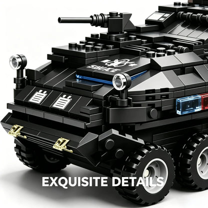 717 Special Police Vehicle Building Blocks Model Urban Army Theme