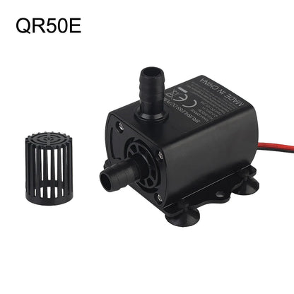 Brushless Water Pump 12V 5W Mini Submersible Aquarium Pond Fountain 280L/H