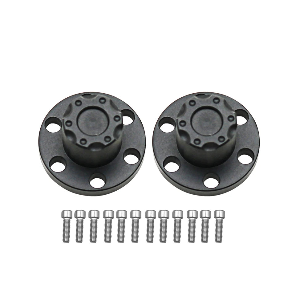 1/10 RC Crawler Metal Wheel Center Dust Caps 6-Hole for 1.9" & 2.2" Wheels - EXPROTAS