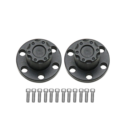 1/10 RC Crawler Metal Wheel Center Dust Caps 6-Hole for 1.9" & 2.2" Wheels - EXPROTAS