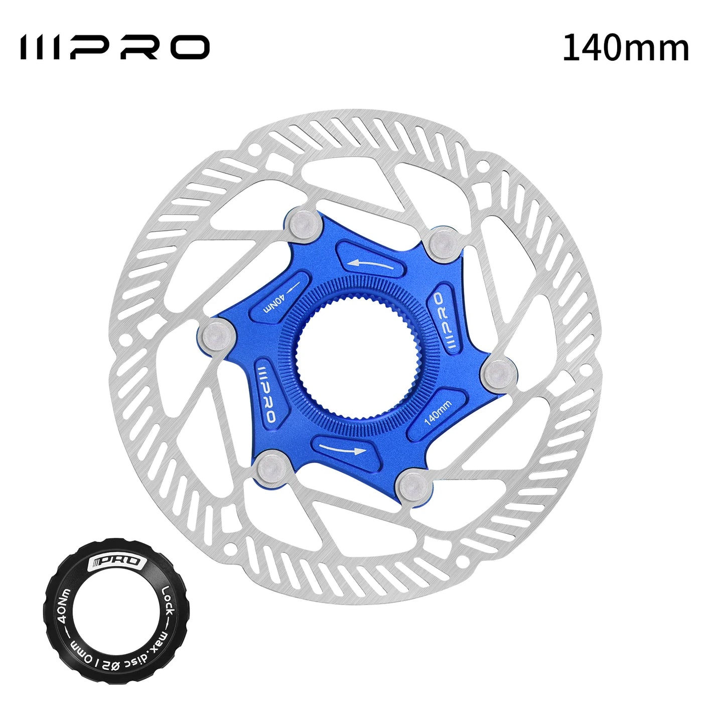 SNAIL Floating Disc Rotor 160/180/203mm 6-Bolt MTB Bicycle Brake Rotor
