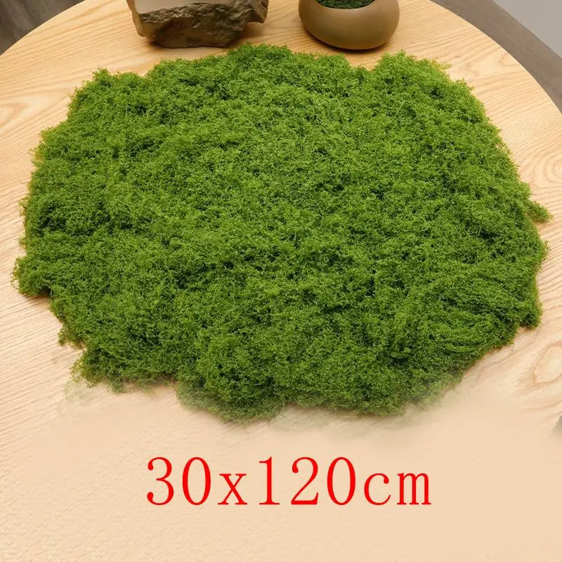 Green Fake Moss Artificial Plant DIY Crafts Decor Landscape Home Garden