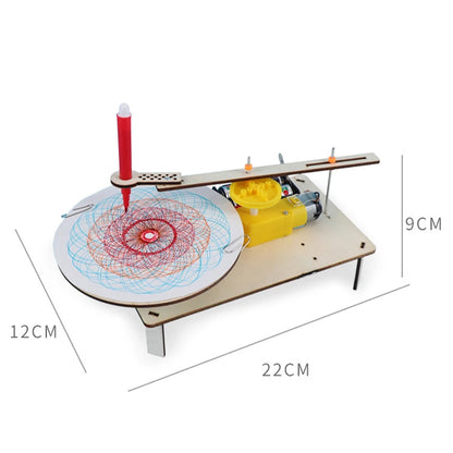 Kids Model Automatic Drawing Robot STEM Electric Plotter Science Kit