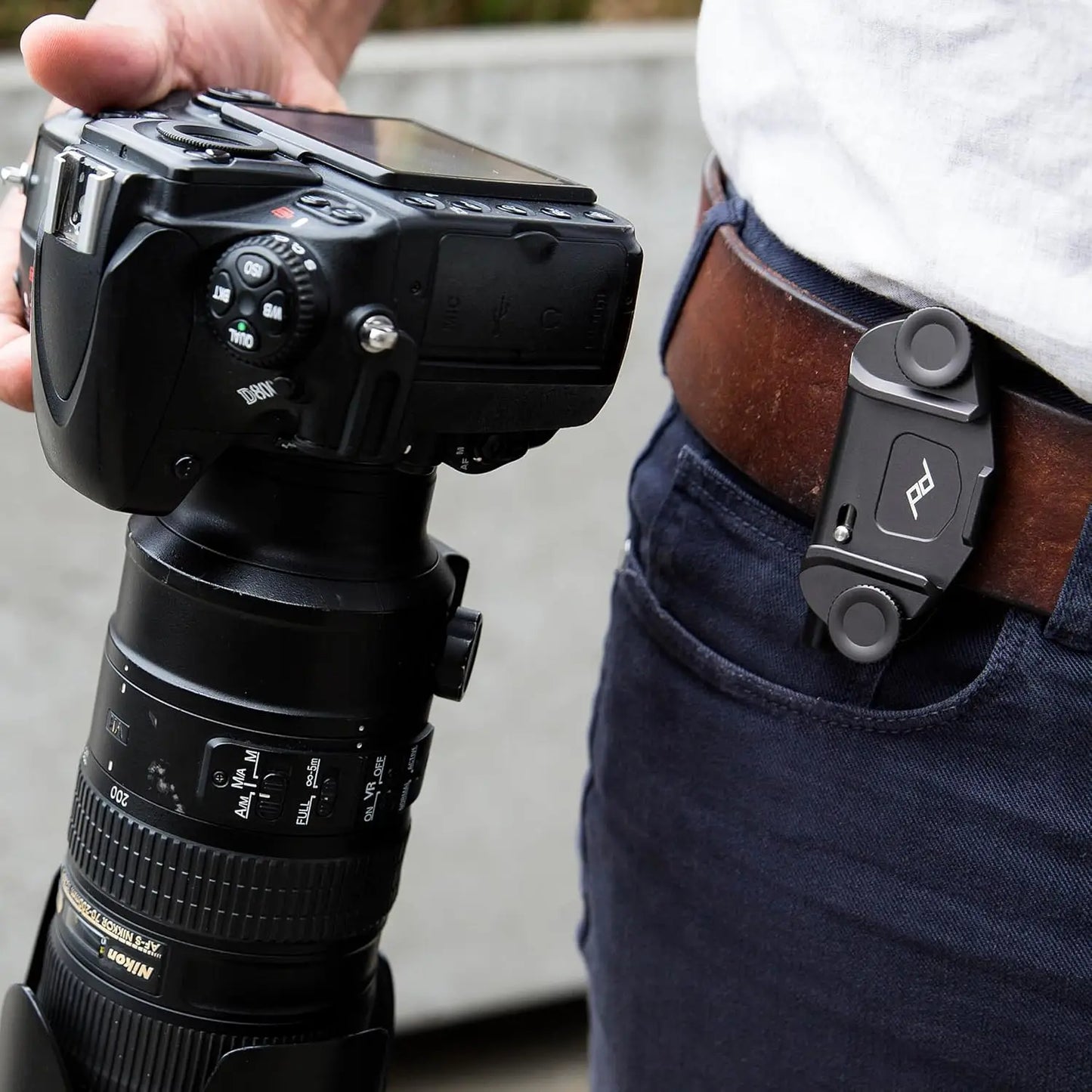 Camera Backpack Strap Clip Quick Release V2 QR Plate Tripod Mount Capture Holder