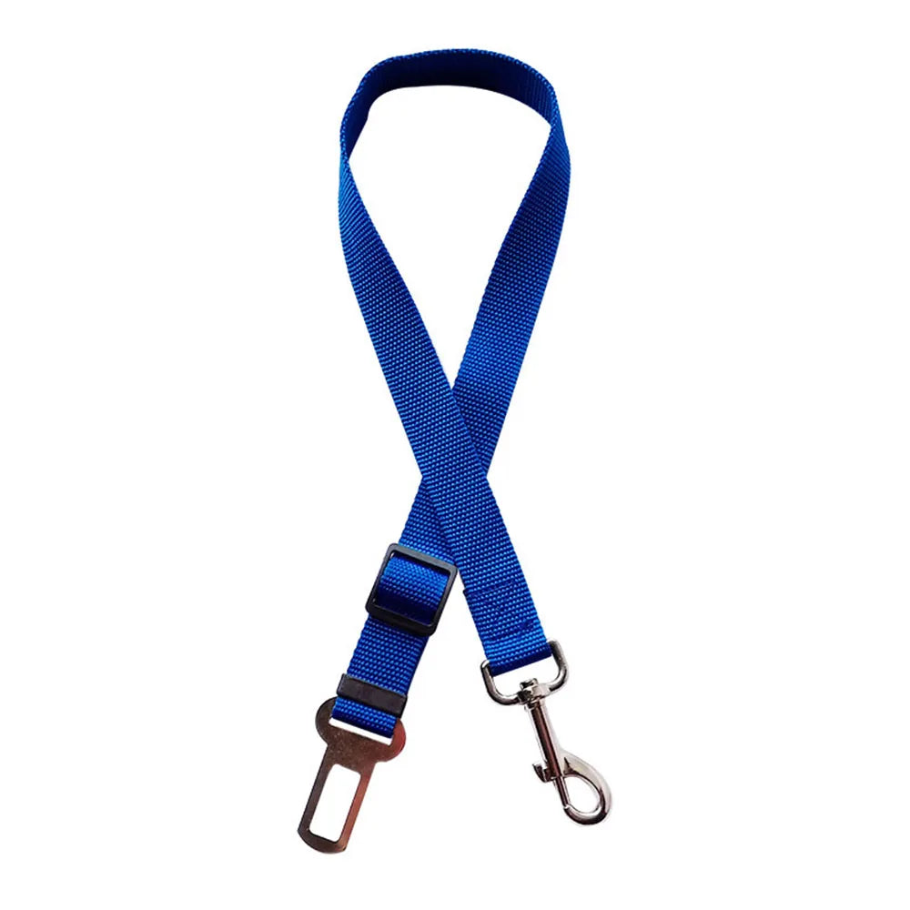 Adjustable Dog Car Seat Belt Harness Travel Safety Elastic Restraint Strap