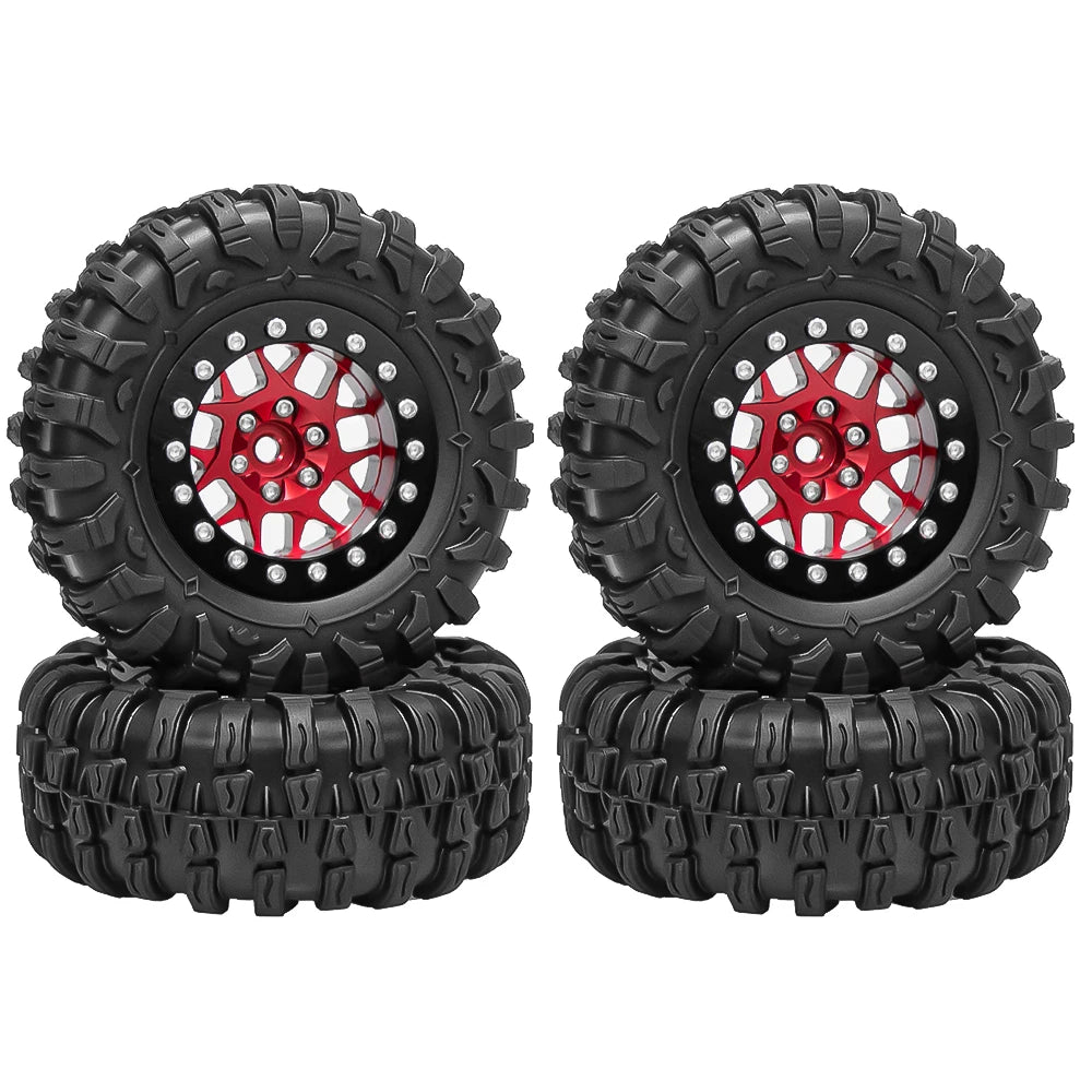1.45 Inch Crawler Car Tire Wheels for 1/18 TRX-4M 1/24 SCX24 RC