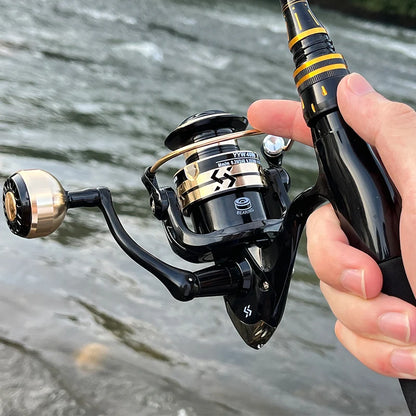 Fishing Reel Spinning 10kg Max Drag Metal Spool 1000-7000 Saltwater Carp