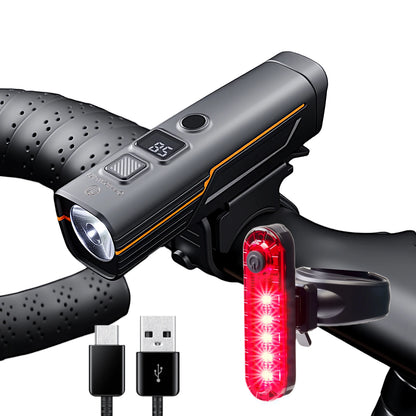Bicycle Light Waterproof Rechargeable LED Bike Headlight MTB Road Lamp