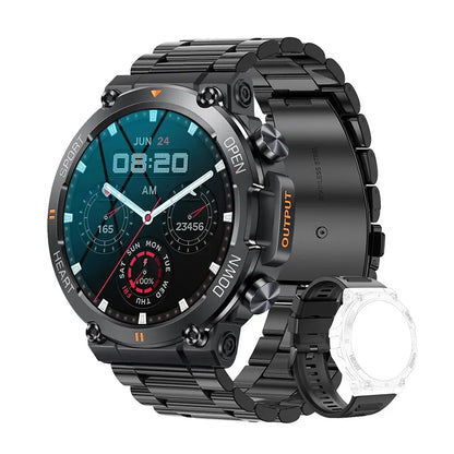 MEVADEN 1.39 Inch HD Bluetooth Call Smart Watch Men Sports Fitness Tracker Heart Monitor 400mAh Smartwatch For Android IOS K56-EXPROTAS