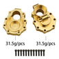 Brass Axle Mount Portal Drive Housing for 1/10 RC Traxxas Crawler TRX4 TRX6
