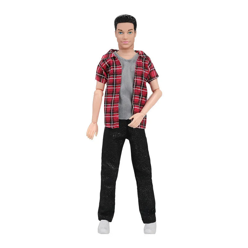 30cm Fashion Ken Doll 1/6 Movable Joints Clothes Suit Dress-Up Toy
