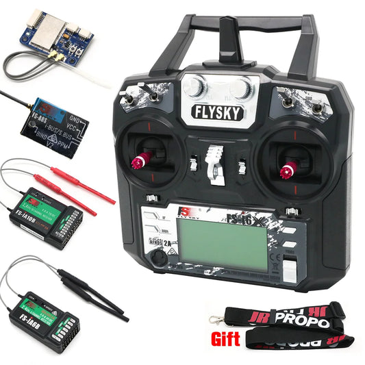 Flysky Radio Transmitter 10CH 2.4GHz AFHDS 2A with X6B IA6B Receiver for RC