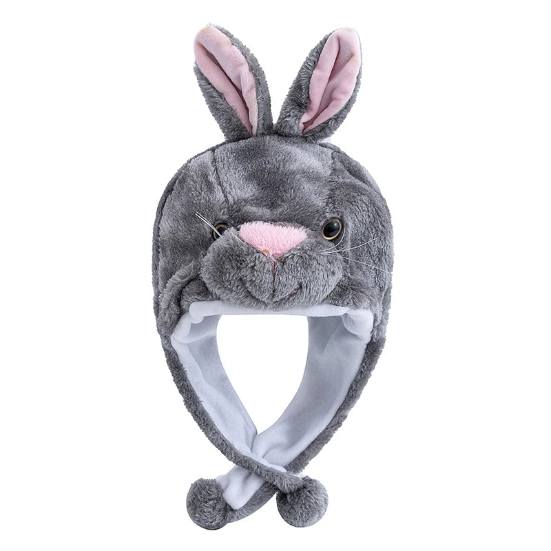 Unisex Funny Bulls Head 3D Animal Decorative Hat Winter Cap for Adults