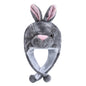 Unisex Funny Bulls Head 3D Animal Decorative Hat Winter Cap for Adults
