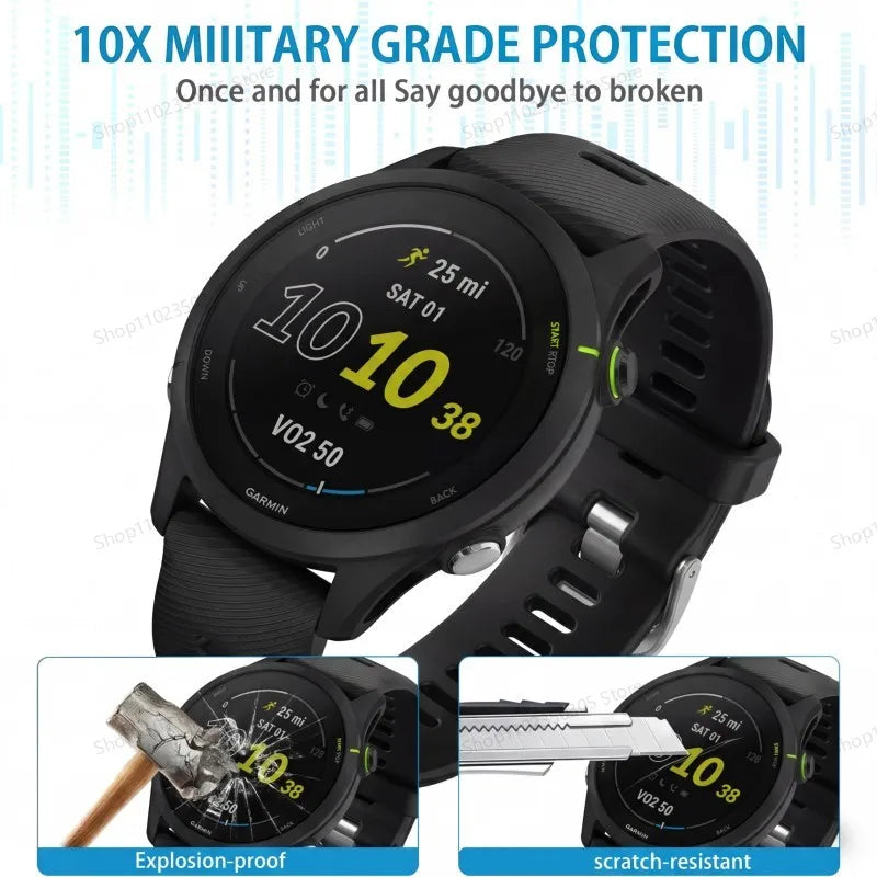 Tempered Glass Screen Protector for Garmin Forerunner 45 245 745 945 255S