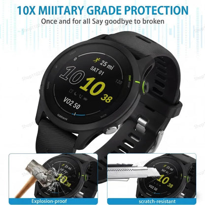 Tempered Glass Screen Protector for Garmin Forerunner 45 245 745 945 255S