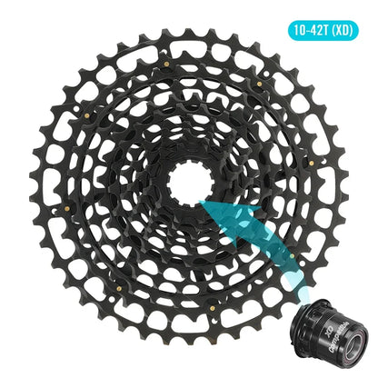 SPEDAO 11 Speed MTB Cassette HG 10–36T 10–42T CNC Compatible Shimano M8000 - EXPROTAS