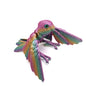 3D Printed Parrot Animal Statue Bird Flexible Model with Moveable Wings