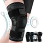 Sports Knee Brace Compression Sleeve with Patella Gel Pad & Side Stabilizers