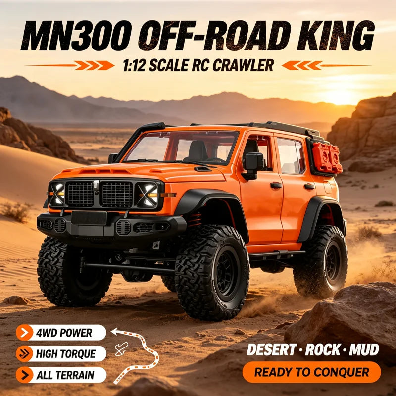 Off-road Remote Control 1:12 4WD Crawler Car 2.4G RTR Truck for Kids