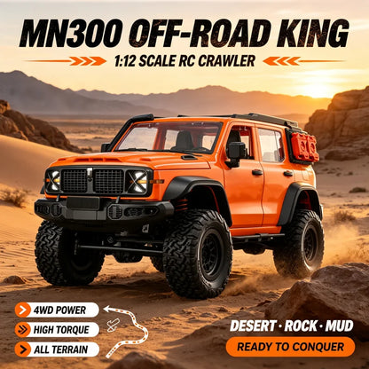 Off-road Remote Control 1:12 4WD Crawler Car 2.4G RTR Truck for Kids