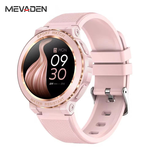 MEVADEN Sport Smart Watch Women Bluetooth Call Smartwatch IP68 Waterproof Fitness Tracker Health Monitoring for IOS Android MK60-EXPROTAS