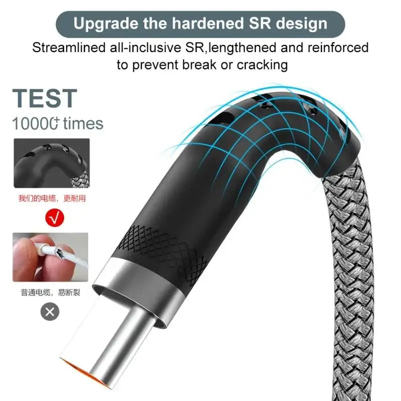 USB Type C Cable 5A Super Fast Charge Cable For Huawei 1m 3m 5m 8 Meter USB C Extension Cable for Samsung Xiaomi OPPO Universal
