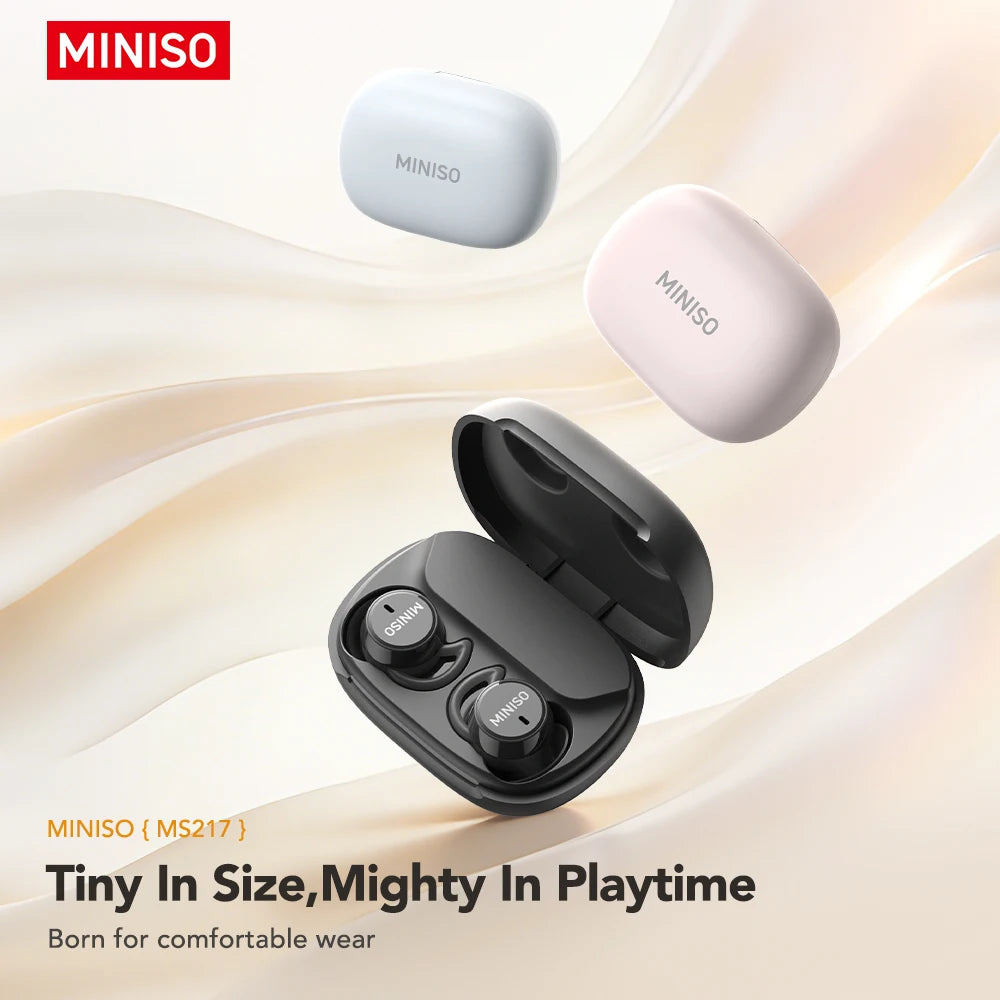 Miniso Ai Translator Bluetooth 6.0 TWS Earbuds Wireless Headphones