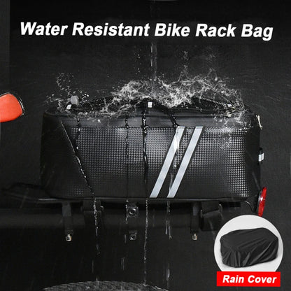 Bike Trunk Bag Waterproof Rear Rack Pannier Bicycle Storage Cover