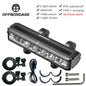 Offbondage Bicycle Light Front LED USB Rechargeable MTB Mountain Lamp