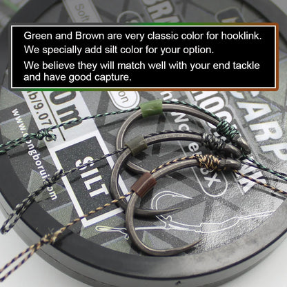 Carp Soft Braided Hooklink Line Uncoated Braid - EXPROTAS