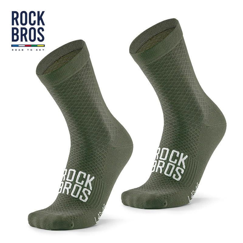 ROCKBROS ROAD TO SKY Sport Socks High-Elastic Sweat-Wicking Cycling Outdoor Socks Men Women