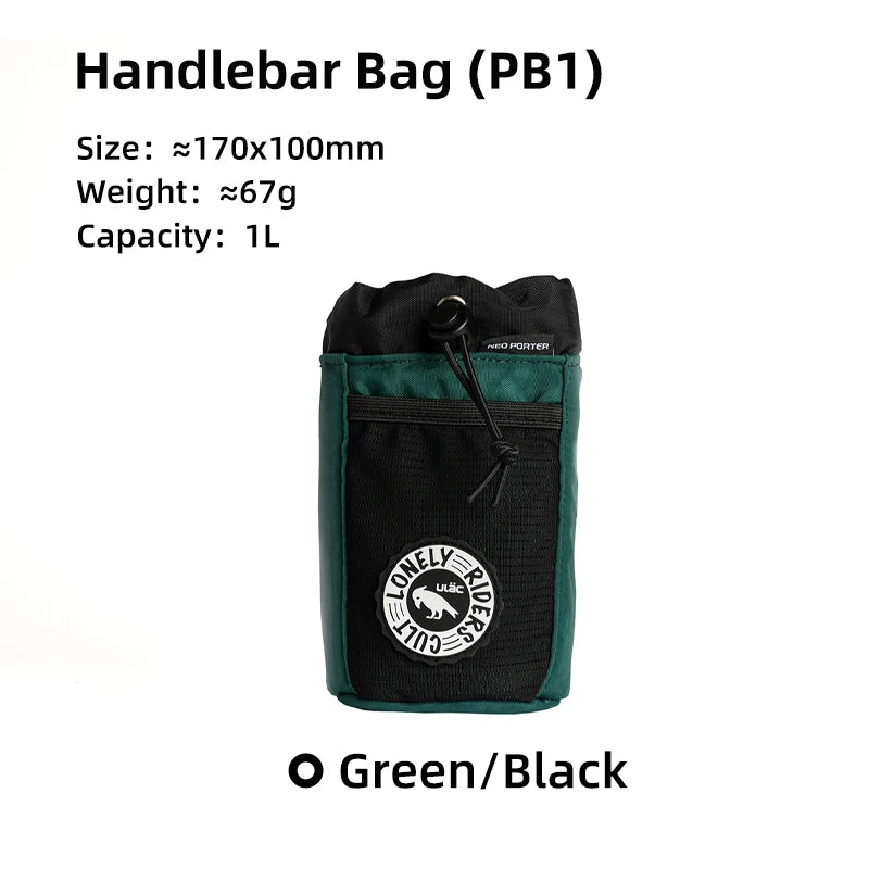 Insulated Handlebar Stem Bag C-HOLD Water Bottle Pouch Bikepacking Touring