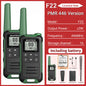 2pcs Two Way Radio Walkie Talkie Long Range Portable Rechargeable for Camping