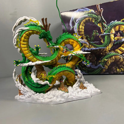 24cm Dragon Ball Goku Shenron Figure PVC Anime Dragon Statue Model Toy