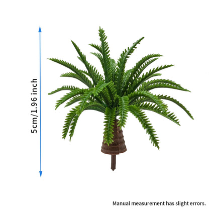 5Pcs Coconut Palm Tree Mini Garden Decor 2-5CM Fairy Layout