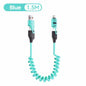 65W USB Cable Fast Charging PD for iPhone Samsung 6A Data Charger