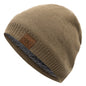 Unisex Urgentman Winter Beanie Cap Outdoor Warm Knitted Fur Lined Hat