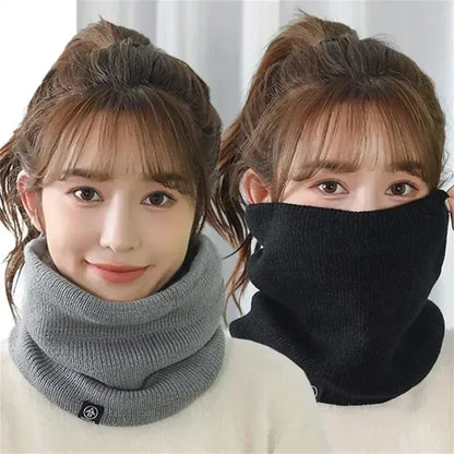 Men Face Cover Neck Warmer Scarf Winter Thermal Fleece for Women Ski