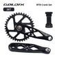 Goldix Narrow Wide Crankset 175mm MTB Square Taper Aluminum Bike Crank