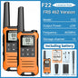 2Pcs Walkie Talkie Baofeng F22 Long Range PMR446 2-Way Radio for Camping