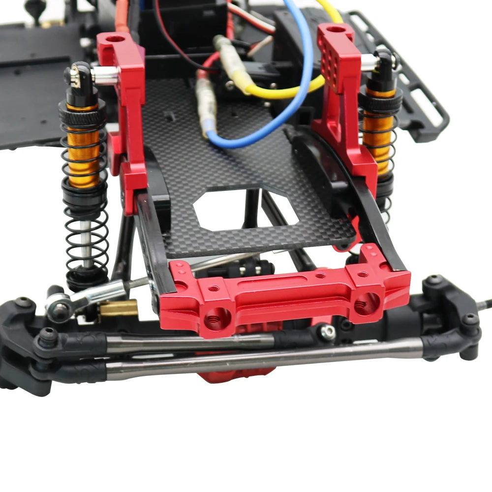 1/10 RC Crawler Metal Front & Rear Bumper Mount Set for Axial SCX10 II