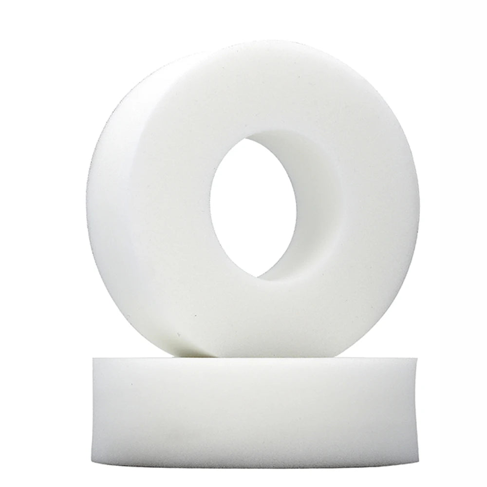 Milky White Soft Rubber 1.9 Wheel Tires 118*45MM for 1:10 RC Crawler Car Axial SCX10 90046 AXI03007 TRX4 RBX10M