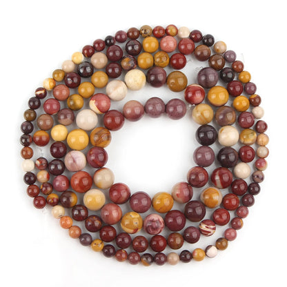 Natural Stone Loose Beads 12mm Round Gemstone for Jewellery Making DIY