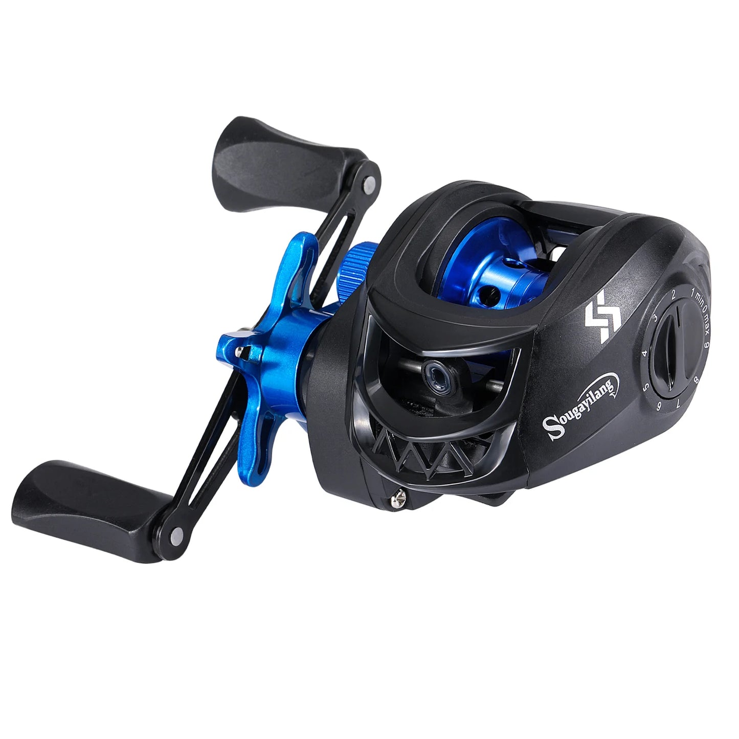 Baitcasting Fishing Reel 7.2:1 Magnetic Brake 8kg Drag Sougayilang Aluminium Spool